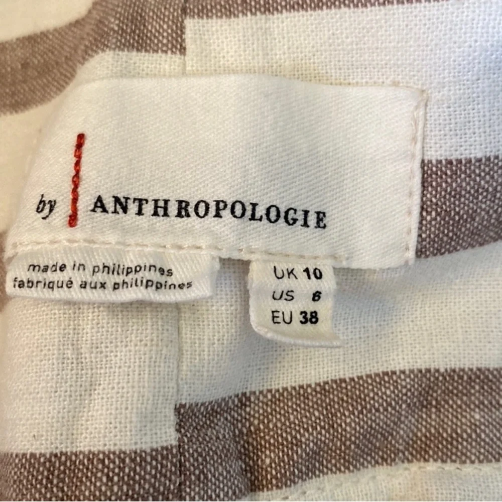 Pants. Anthropologie linen slacks. Size 6. New. No tags - Picture 4 of 6